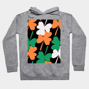 Shamrock In Ireland Flag Colors Hoodie